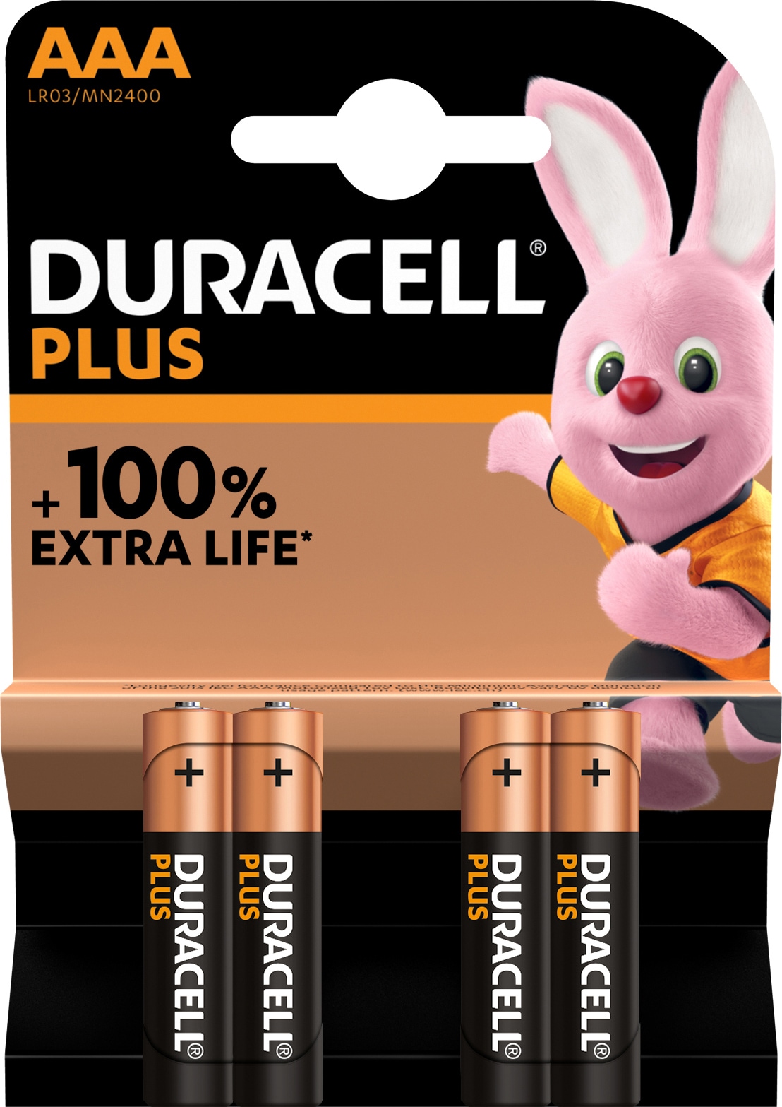 LR03 DURACELL PLUS AAA BL.4