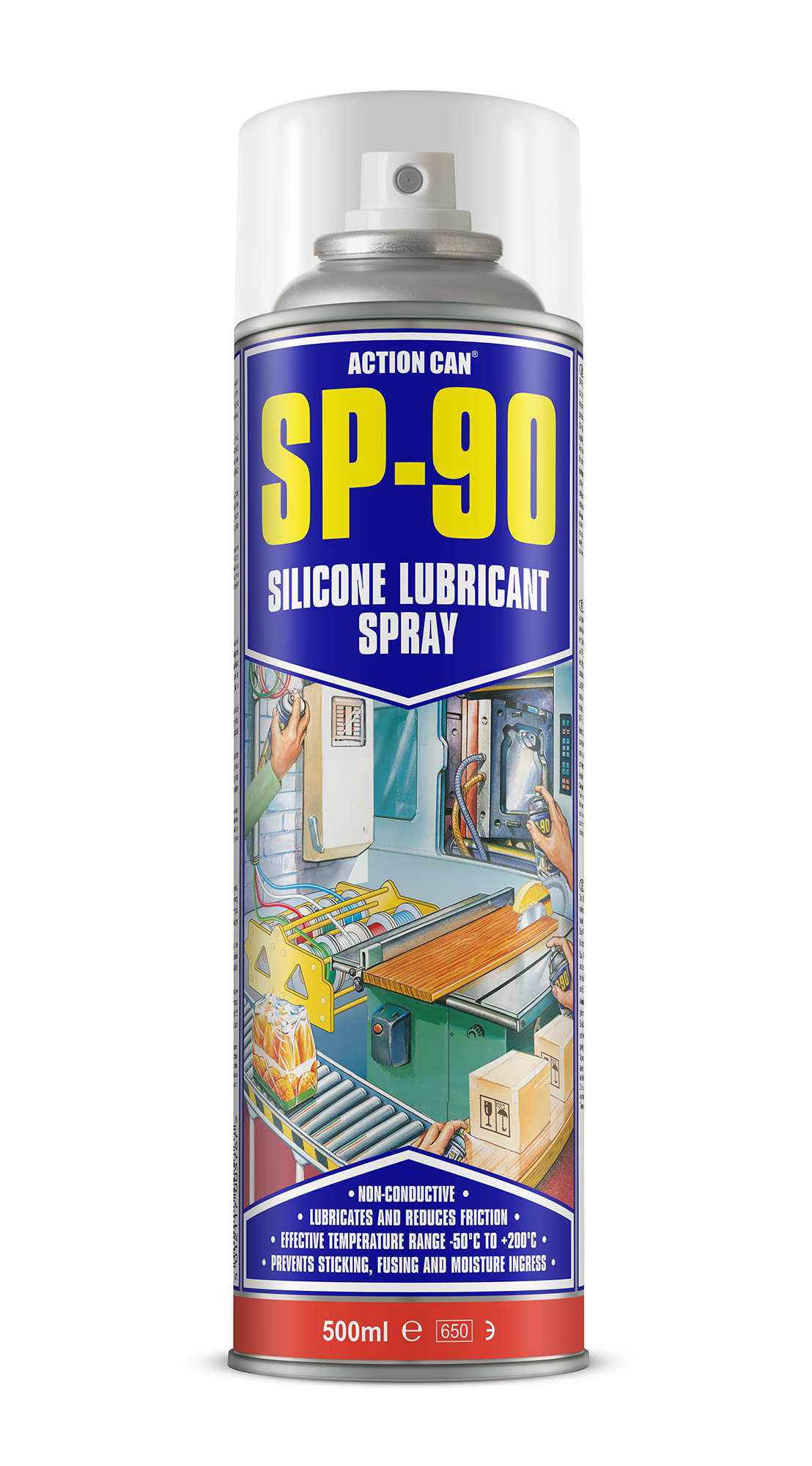 ACTION CAN SP-90 500 ML - SILICONE SPRAY