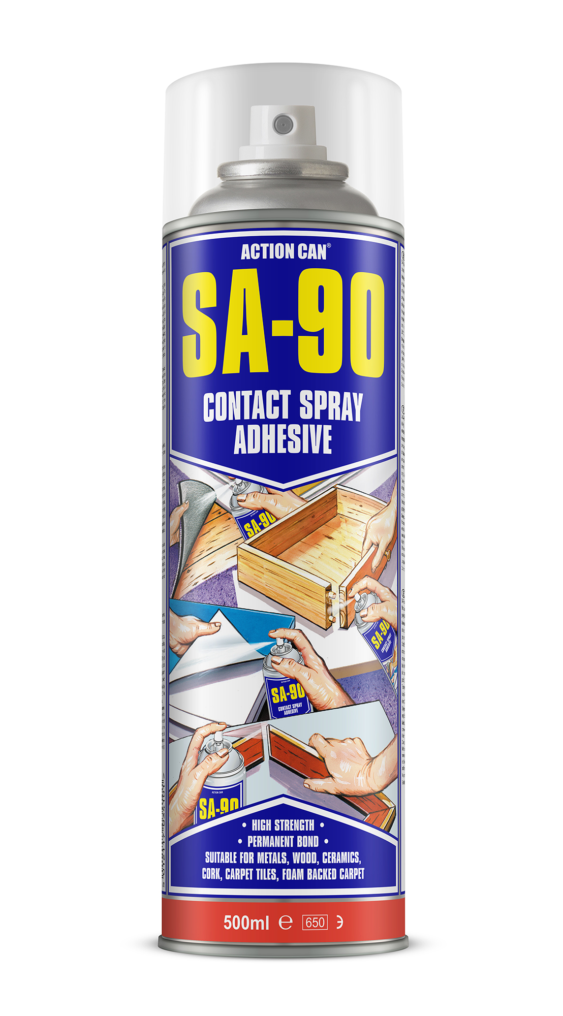 ACTION CAN SA-90 500 ML - CONTACT SPRAY ADHESIVE
