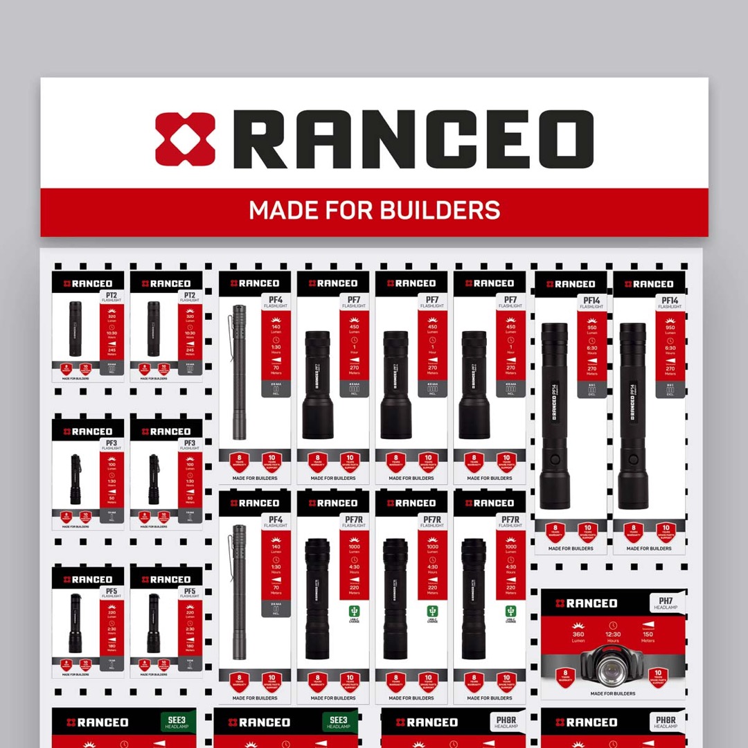 RANCEO - POS - Topskilt til butik reolsystem - B2B