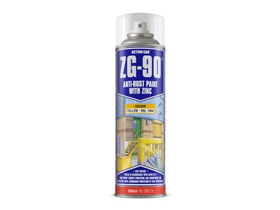 ACTION CAN ZG-90 500 ML - ANTI-RUST PAINT YELLOW