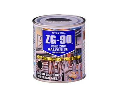 ACTION CAN ZG-90 900 ML - BRUSHING GALV PAINT BLACK